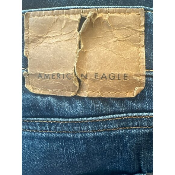 American Eagle Mens Original Straight Jeans 32x29 Next Level Airflex Blue Denim - Picture 6 of 6